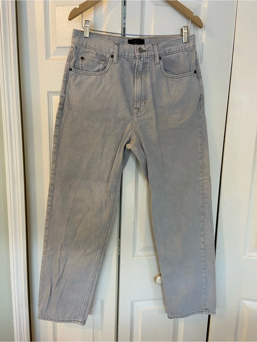 Banana Republic Men's Light Gray Straight Jeans